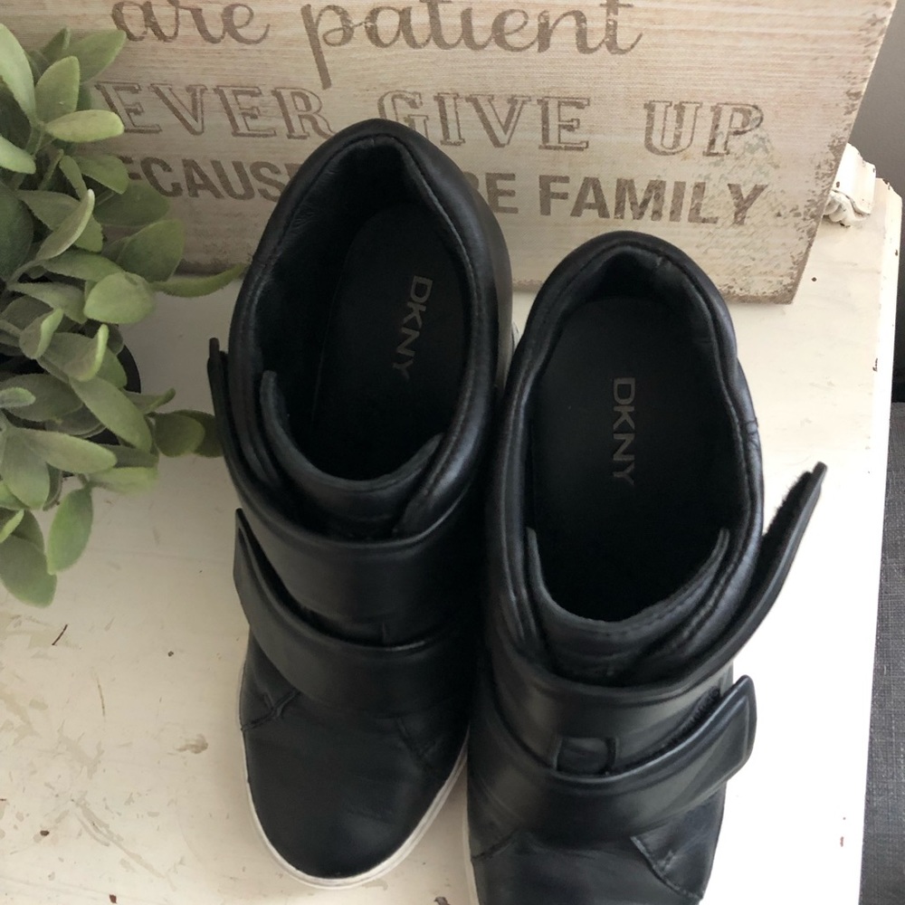DKNY Black Platform Shoes